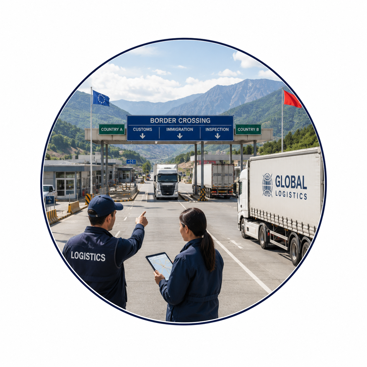 Cross-border coordination visual
